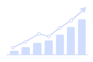 Increasing graph icon